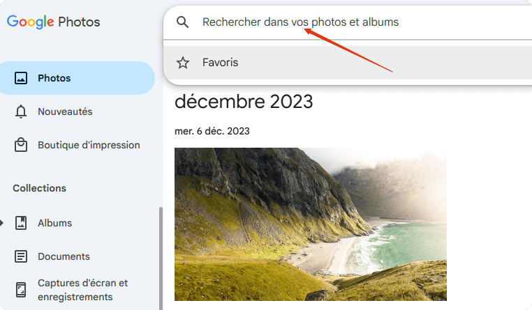 rechercher doublons google photos