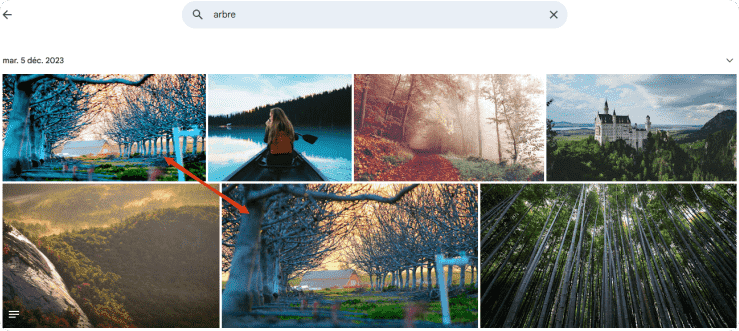 rechercher doublons photos dans google photos