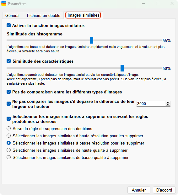 logiciel de suppression de doublons photos
