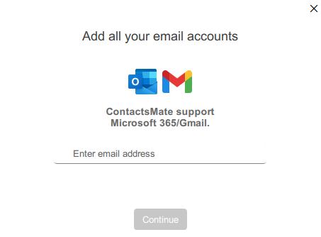 add your email account