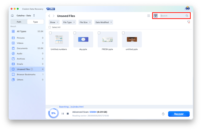 recover unsaved ppt cisdem 03