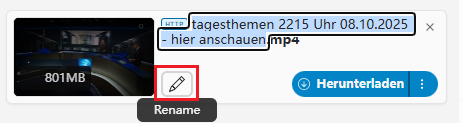 Video umbenennen
