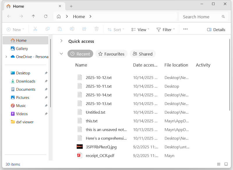 search with quick access 01