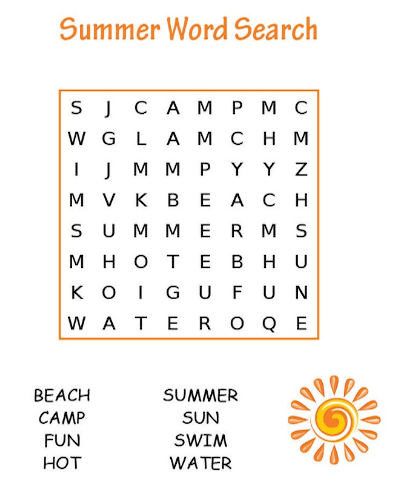 35 free printable summer word search pdf for fun 2021