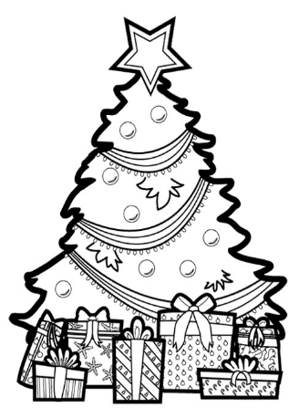 christmas 2020 40 free printable christmas tree coloring