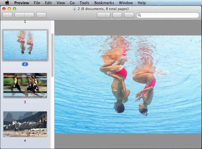 how to put multiple pictures in one pdf file mac