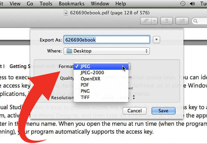 mac preview export pdf multiple pages