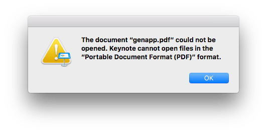 add pdf to keynote