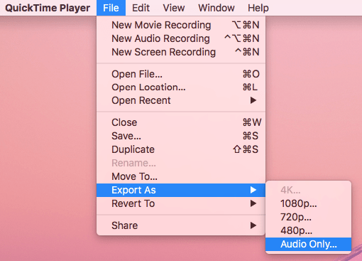 how to extract audio from video on mac