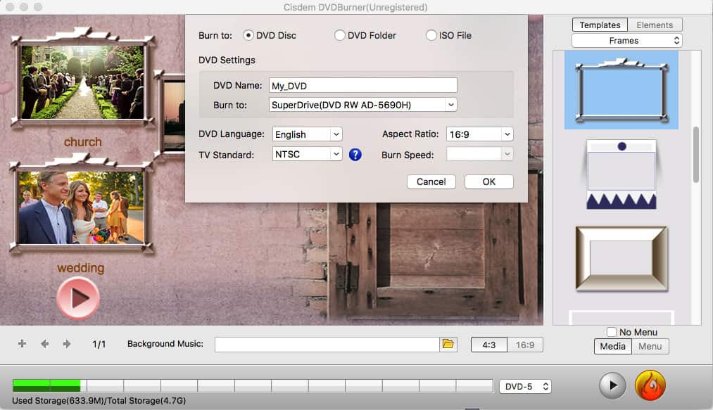 how to copy dvd on mac with one drive