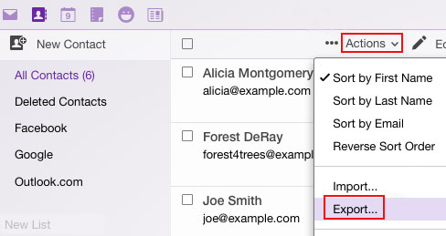 How To Export Contacts From Yahoo Mail