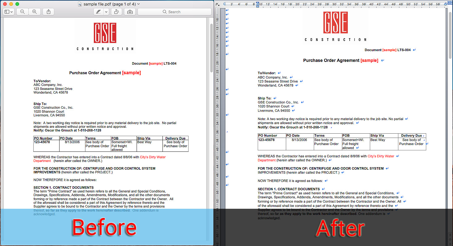 Adobe pdf to word converter software