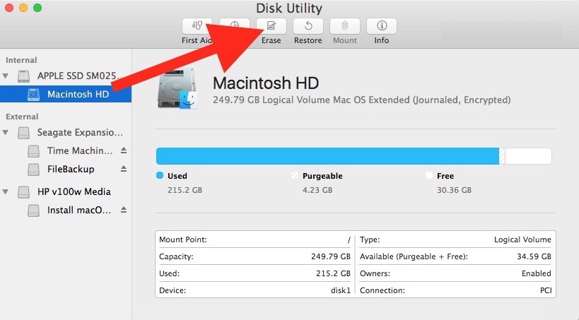 external hard drive time machine backup without erasing