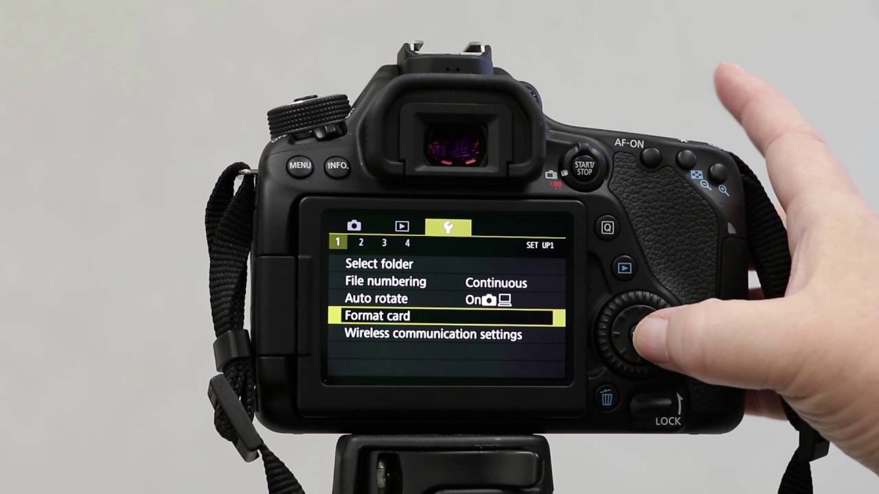 how to format sd card for camera