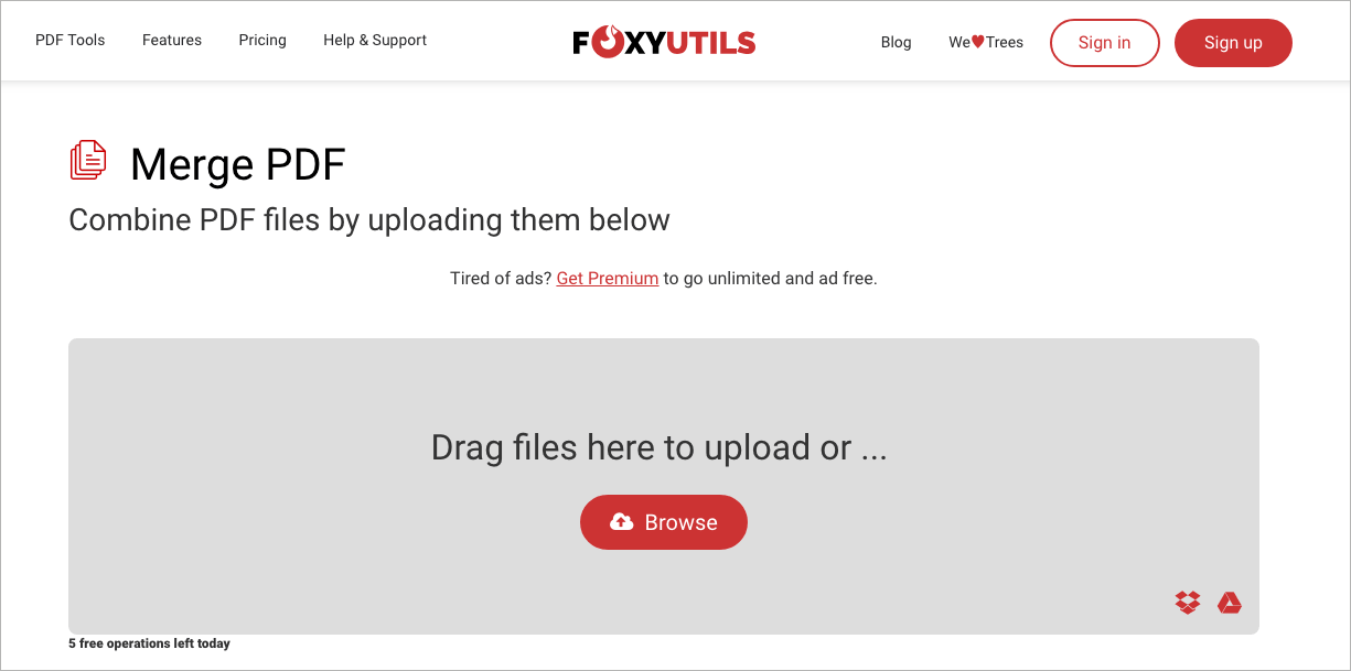 Upload pdf file