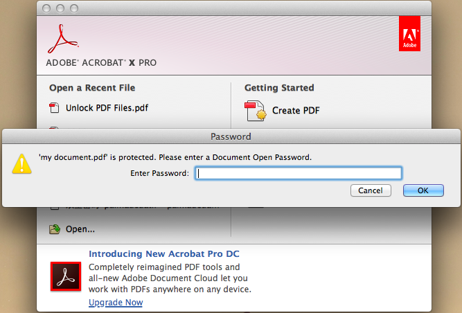 howto remove password protection from pdf