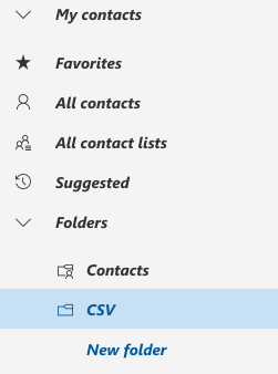 import csv contacts to outlook mac