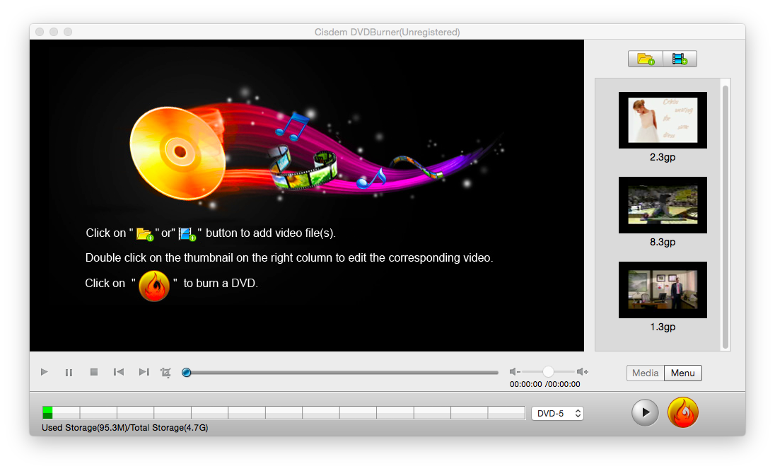 mac free software to burn dvd moview