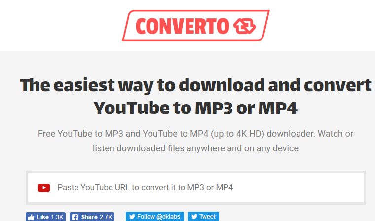 youtube to mp4 online