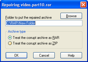 unexpected end of archive rar