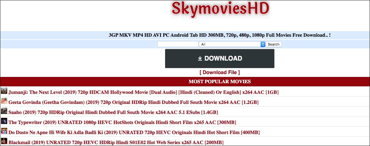 300mb mkv movies free download